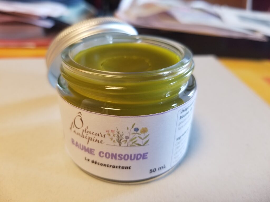 Baume consoude - Le décontractant