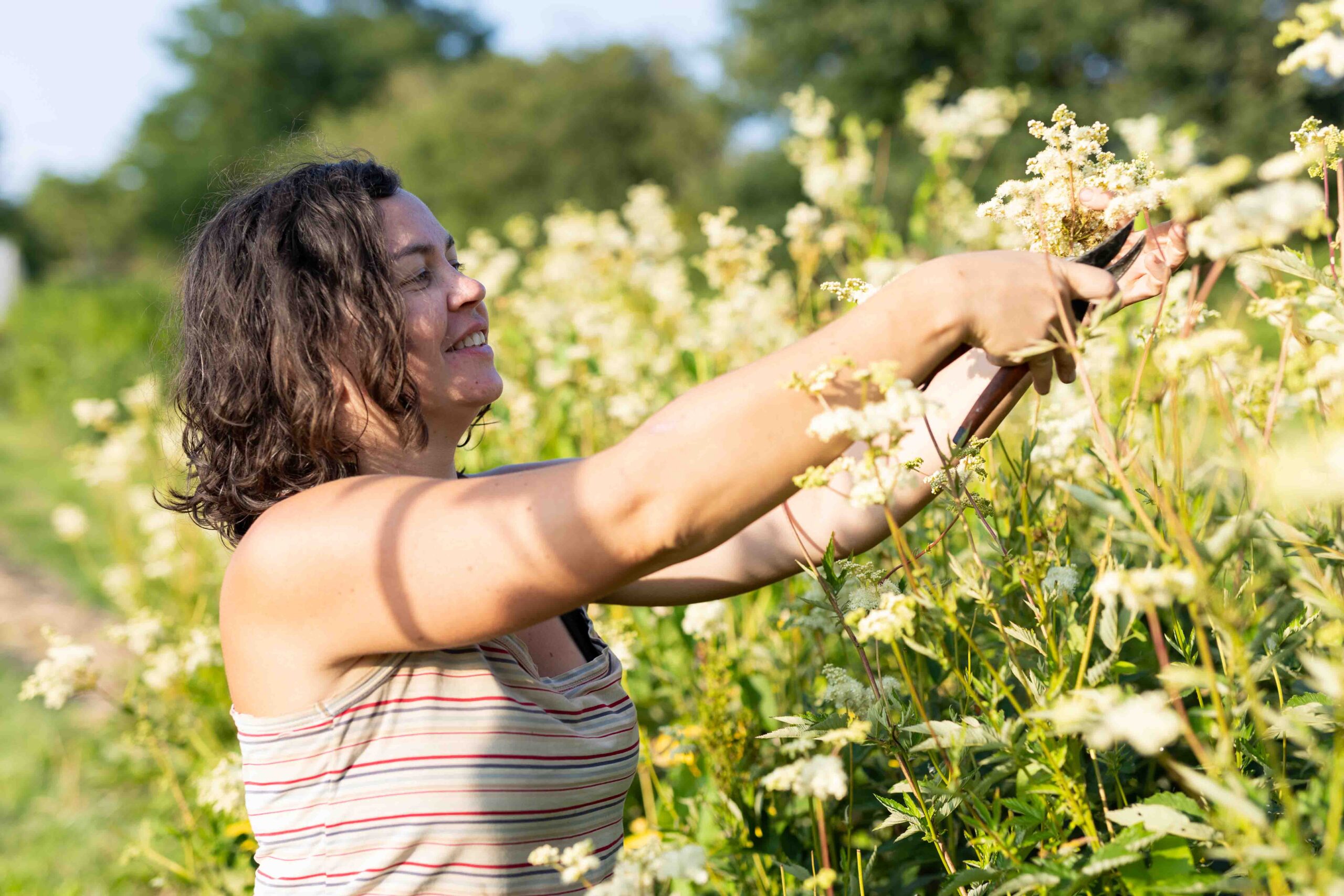 Christine, Paysanne - herboriste, passionnée par les plantes