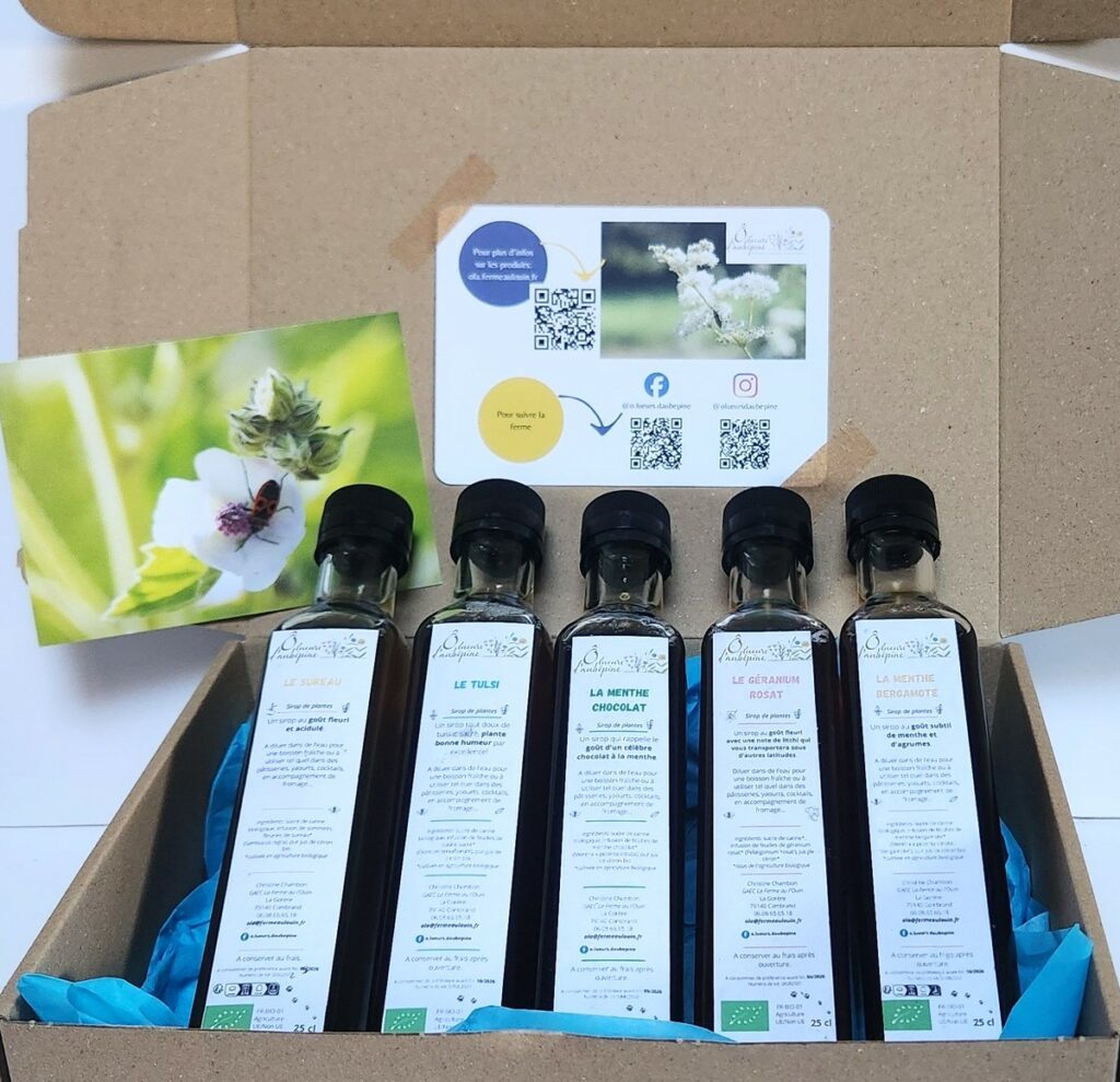 Coffret 5 sirops au choix