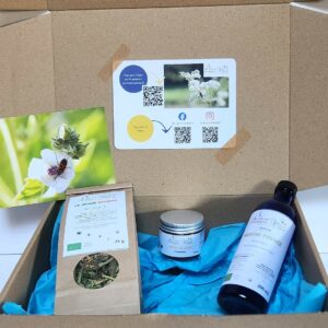 Coffret cadeau tisane + baume + hydrolat 200 mL
