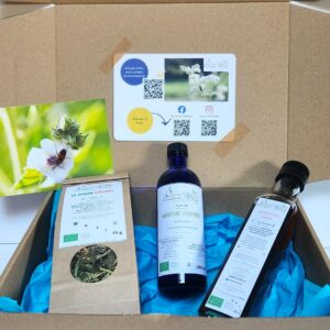 Coffret cadeau sirop + tisane + hydrolat